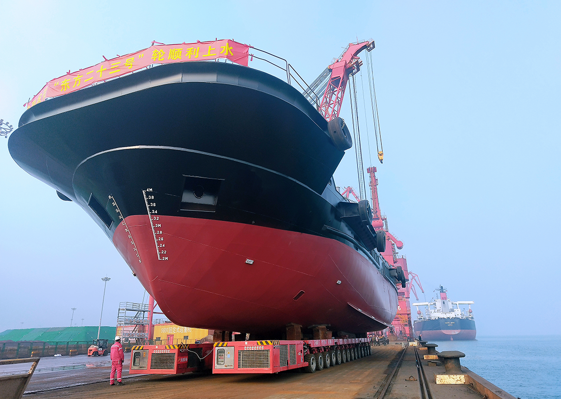 “东方二十三号”轮短驳移运项目